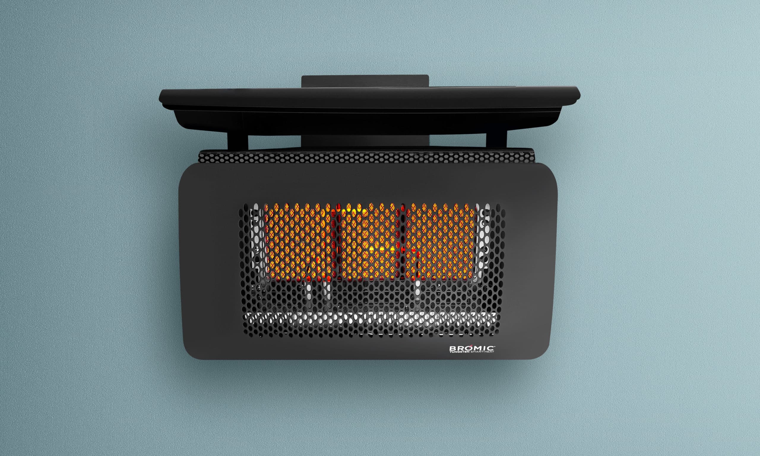 Tungsten Model 300 Gas Fired Radiant Heater, Colour Black with Heat Deflector