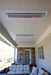 Tungsten Electric Heaters with Recess kit mounted in Patio Ceiling