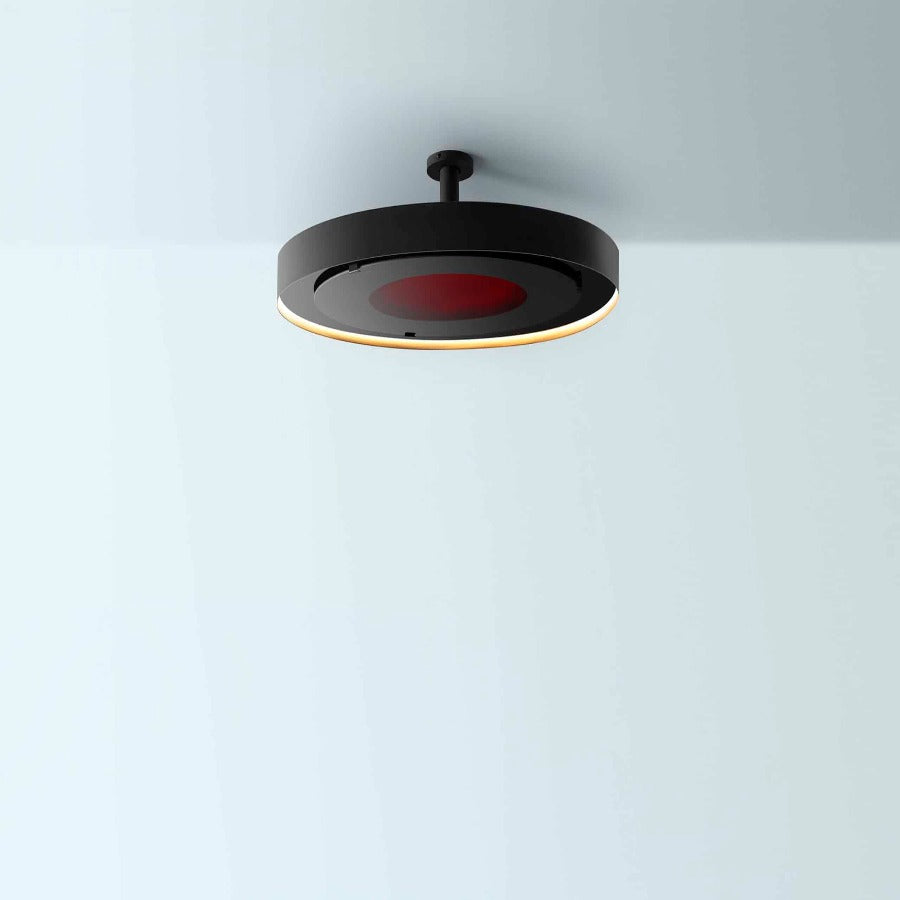 Eclipse Electric Radiant Heater with 8 inch Ceiling Mount Pole